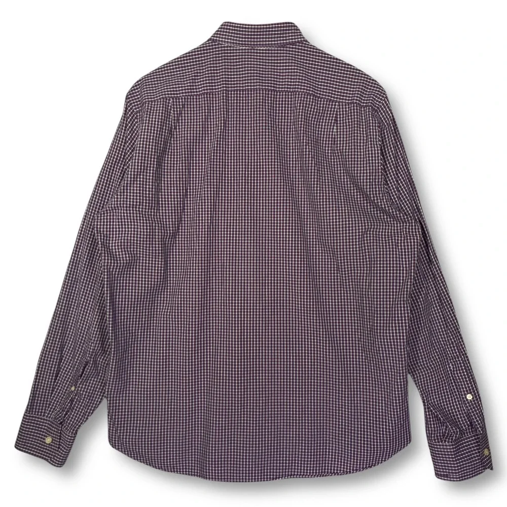 J. Crew Classic Fit‎ Plaid Button Down Shirt Long Sleeve Cotton Men's L